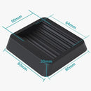 Tope para silla de oficina, ruedas para muebles, protectores para suelos de madera, almohadilla antivibración, patas con ruedas y alfombrilla antideslizante. 