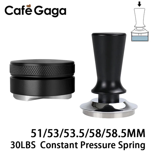 Café Tamper com Distribuidor de Pressão Constante, Delonghi Breville Portafilter, Acessórios Espresso, Ferramentas Barista, 51mm, 53mm, 58mm