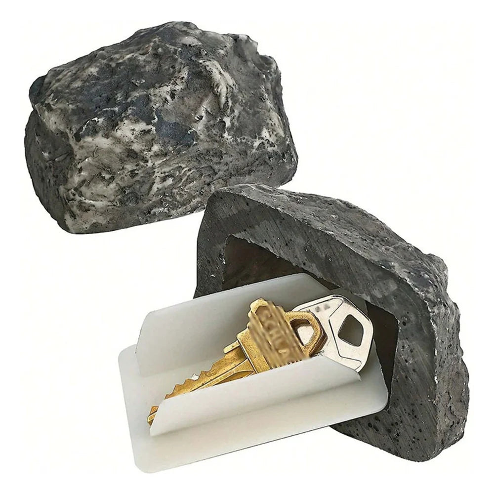 Hidden Door Key Storage Box Outdoor Courtyard Simulated Garden Key Box Small Stone Storage Box 