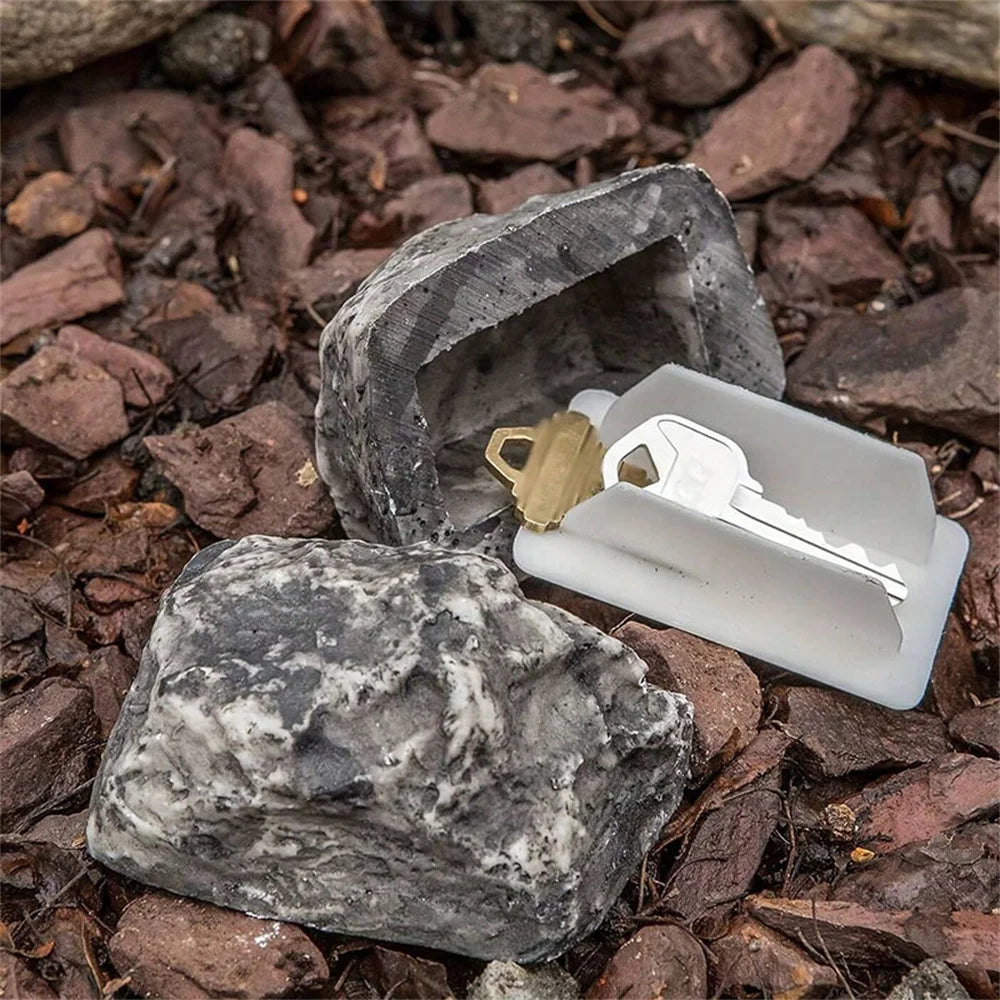 Hidden Door Key Storage Box Outdoor Courtyard Simulated Garden Key Box Small Stone Storage Box 