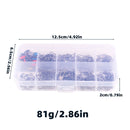 Caja de 115 conectores de pesca, pines en caja, centro, paso, mar, frijol, lubina, trucha, accesorios de pesca 