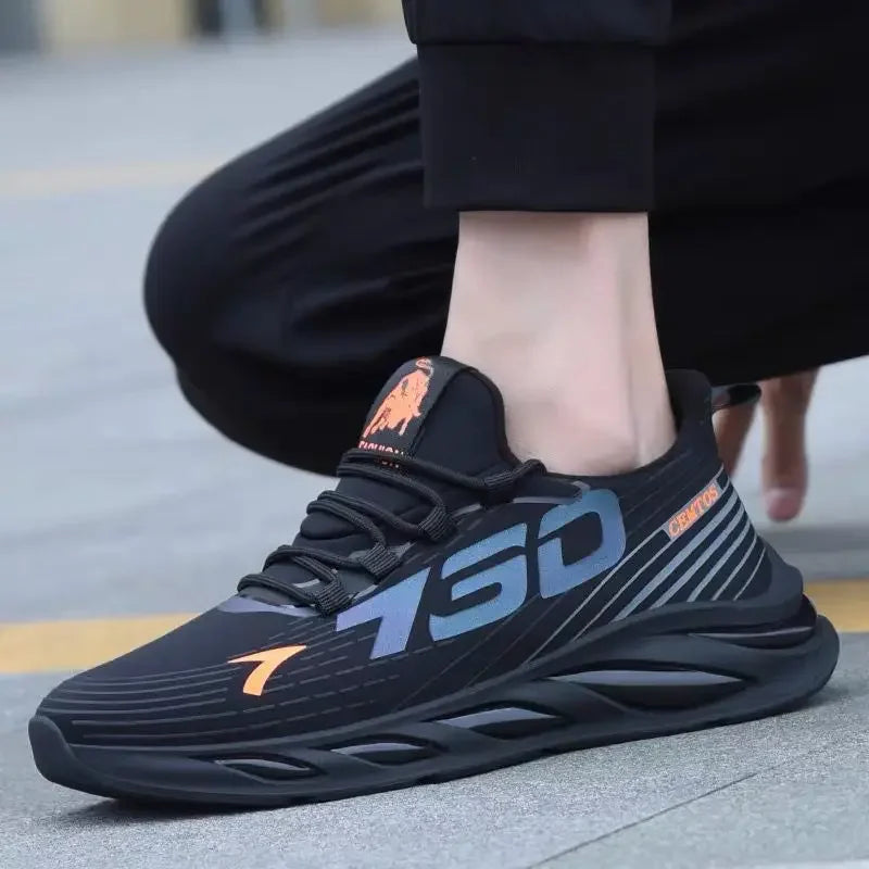 Men's Casual Sports Shoes Mesh Lightweight Breathable Cool Running Soft Sole Comfortable Non-slip Men's Fashion Summer 