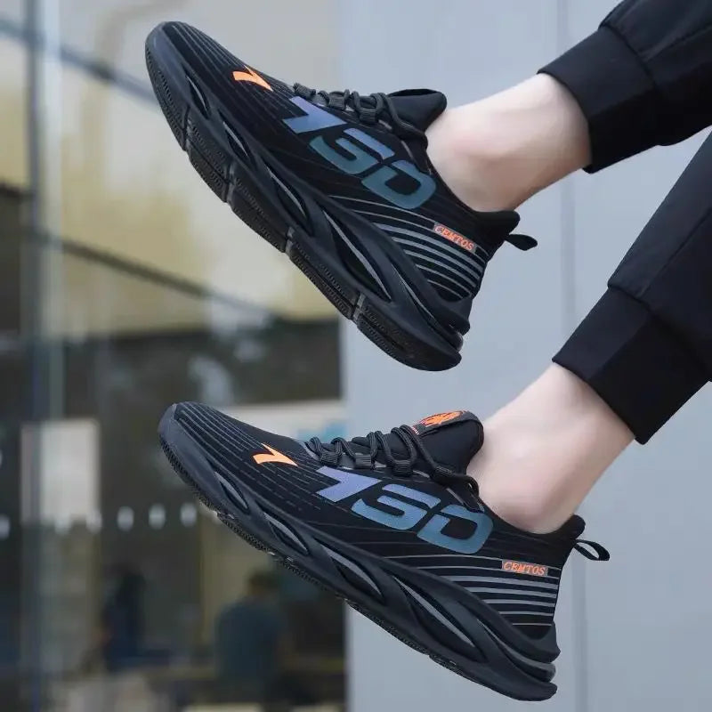 Men's Casual Sports Shoes Mesh Lightweight Breathable Cool Running Soft Sole Comfortable Non-slip Men's Fashion Summer 