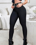 Women's Pants 2023 Spring Trend Fashion High Waist Pocket Design Casual Simple Slim Daily Long Trousers with Belt 