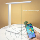 Lámpara de mesa plegable para estudiantes, lámpara de escritorio LED, carga USB, luz nocturna, regulable, táctil, protección ocular, dormitorio, estudiante, 2024 