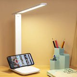 Lámpara de mesa plegable para estudiantes, lámpara de escritorio LED, carga USB, luz nocturna, regulable, táctil, protección ocular, dormitorio, estudiante, 2024 