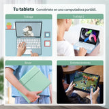 Funda con teclado Bluetooth para Redmi Pad, funda magnética de cuero desmontable con ratón y portalápices integrado, SE 11, 2023 
