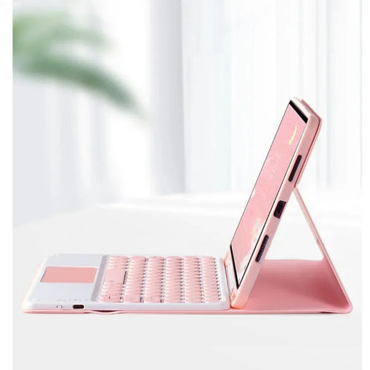Capa Teclado Bluetooth para Redmi Pad, Capa de Tablet Magnética Destacável de Couro com Mouse, Suporte para Lápis Embutido, SE 11, 2023
