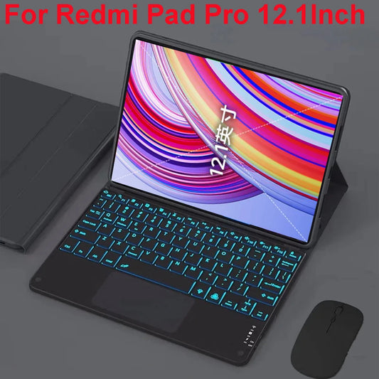 Capa do teclado para Xiaomi Redmi Pad Pro, 12.1 "Case, 12.1", 2024