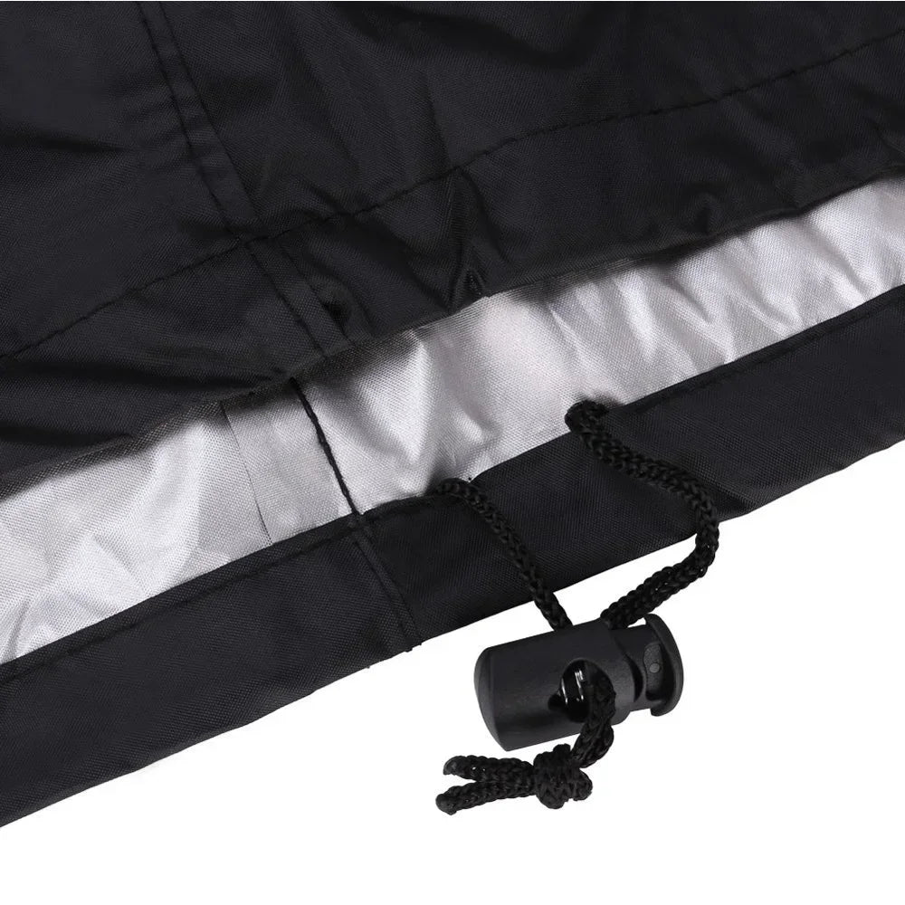 Capa impermeável anti-poeira para churrasco, Capa resistente para churrasqueira, Protetora de chuva, Redonda, Retângulo, Acessórios para churrasco ao ar livre