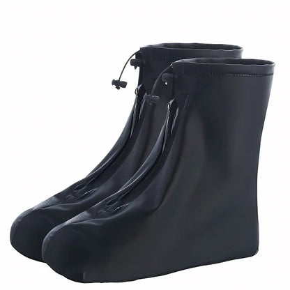 Waterproof Non-slip Rain Boot Cover Thick Shoe Protectors Rainy Boots PVC Adult Kids Waterproof Quality 