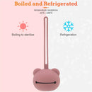 Estuche de silicona para chupete de bebé, diseño de oso, a prueba de polvo, organizador para bebés. 