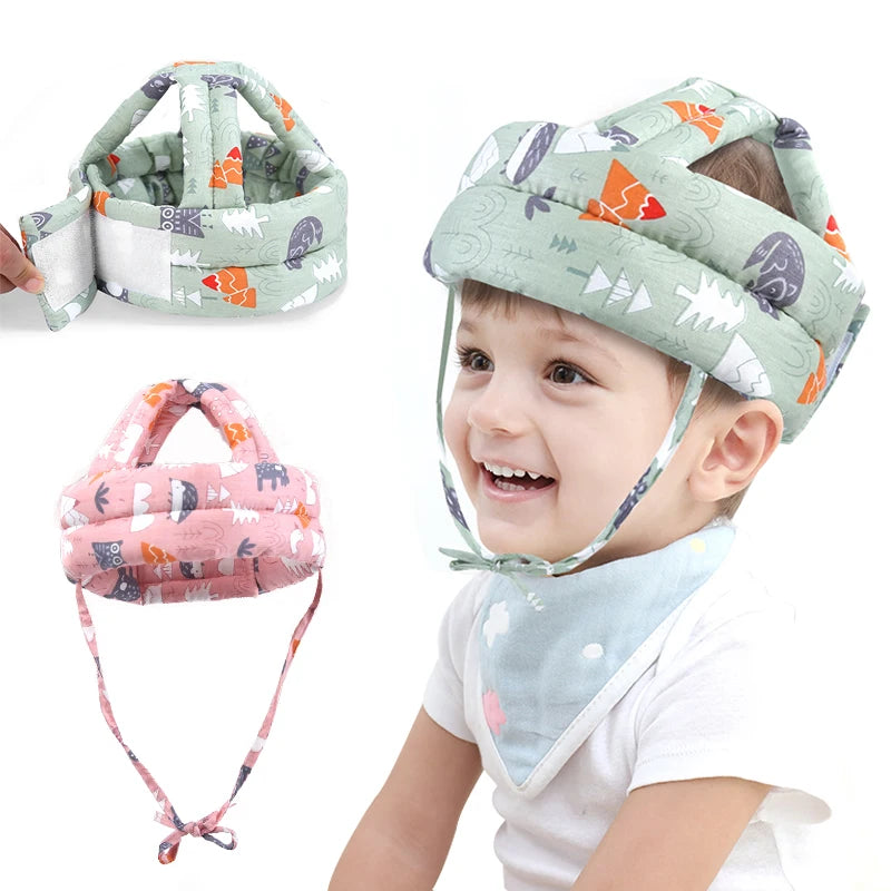 Casco de seguridad para bebés, protección para la cabeza, almohadilla anticaídas para niños pequeños, casco para aprender a caminar 