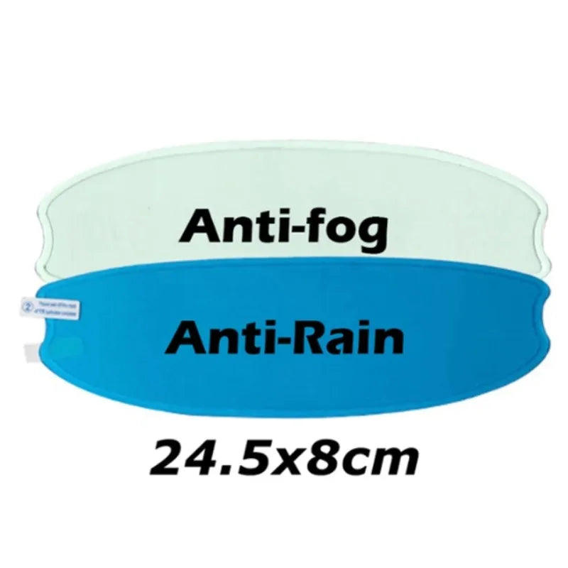 Motorcycle Helmet Transparent Rainproof/Anti-fog Helmet Lens Durable Nano Coating Sticker Safety Driving Motorbike Helmet Accessories 