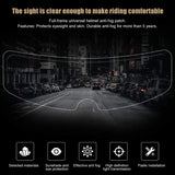 Motorcycle Helmet Transparent Rainproof/Anti-fog Helmet Lens Durable Nano Coating Sticker Safety Driving Motorbike Helmet Accessories 