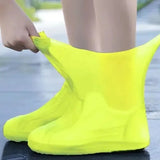 Waterproof Rain Boot Covers for Men and Women, Lightweight, Thickened, Wear-resistant, Rainy Days, Outdoor Shoe Cover 