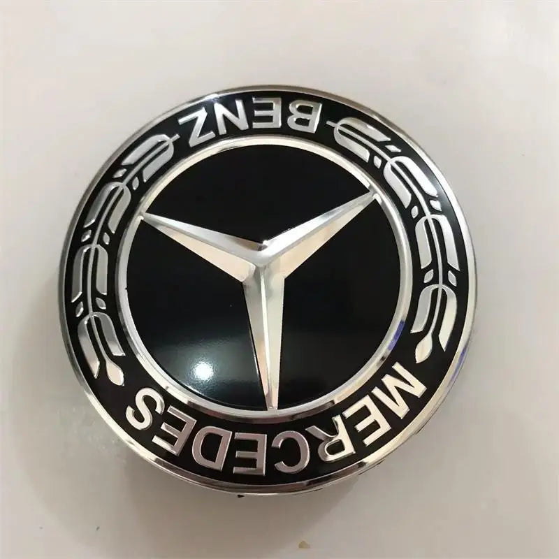 Car Wheel Center Caps, Hub Caps, Rims Cover, Mercedes Benz, AMG, A, B, C, S, Class, E, GLA, CLA, GLB, GLK, GLS, Accessories, 75mm, 4 PCS 