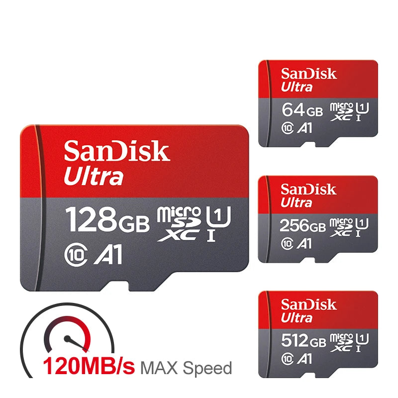 Tarjeta de memoria Micro SD para teléfono, Clase 10, Ultra Clase 10, 128 GB, 32 GB, 64 GB, 256 GB, 512 GB 