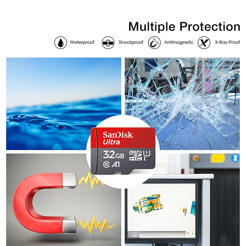 Tarjeta de memoria Micro SD para teléfono, Clase 10, Ultra Clase 10, 128 GB, 32 GB, 64 GB, 256 GB, 512 GB 
