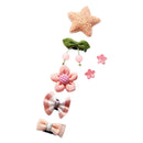 Juego de pinzas para el pelo con dibujos animados para niña, accesorios para la cabeza, pinzas cruzadas para el pelo, pasadores, 7 piezas 