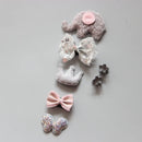 Juego de pinzas para el pelo con dibujos animados para niña, accesorios para la cabeza, pinzas cruzadas para el pelo, pasadores, 7 piezas 