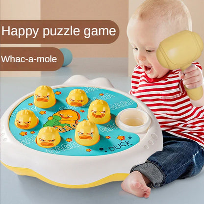 Cartoon Whac-A-Mole Montessori Baby Toy, Toddler Educational Birthday Gift, Tema Animal, Knocking Game for Boy, Parent Child Board Game