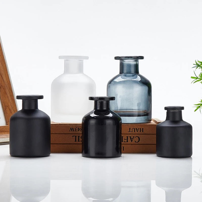Casa Fragrância Difusor Garrafa, Recipiente De Vidro, Difusor De Reed, Garrafa De Óleo Essencial, Difusores De Óleo Varas, Presentes De Festa, 50ml, 1Pc