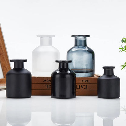 Casa Fragrância Difusor Garrafa, Recipiente De Vidro, Difusor De Reed, Garrafa De Óleo Essencial, Difusores De Óleo Varas, Presentes De Festa, 50ml, 1Pc