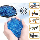 Casa e jardim cristal solo água grânulo crescente bolas mágicas para gel blaster arma pérolas cristal hidrogel orbiz azul decoração de casamento