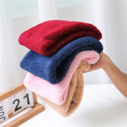 Bufanda de cachemira de color cálido con forma de anillo para invierno, de felpa sólida, gruesa, para deportes al aire libre, para hombres, mujeres y niños, con máscara facial completa y silenciador. 
