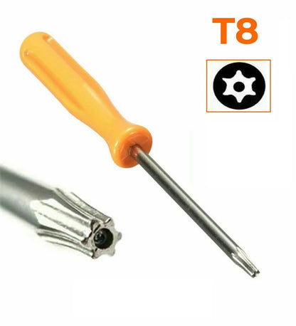 Torx Screwdriver T8 Security Screwdriver Tool, Tamperproof Hole Repairing, Tool Bit for PS4 Phone, Quality 