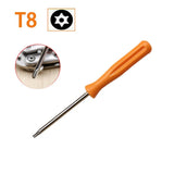 Chave de fenda Torx T8 Security Screwdriver Tool, Tamperproof Hole Repairing, Tool Bit para PS4 Phone, Qualidade