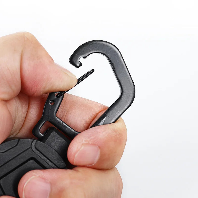 Llavero de metal creativo para negocios, llavero de coche para hombre y mujer, colgante de anillo con hebilla simple personalizado 