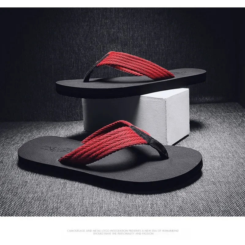 Zapatillas casuales antideslizantes de moda de verano 2024, sandalias personalizadas, zapatos de playa, estilo coreano creativo 