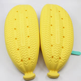 Thick Sole Slippers for Men and Women, Novelty Slippers, Non-slip Sandals, Bathroom Couple Shoes, Banana Design, Summer 