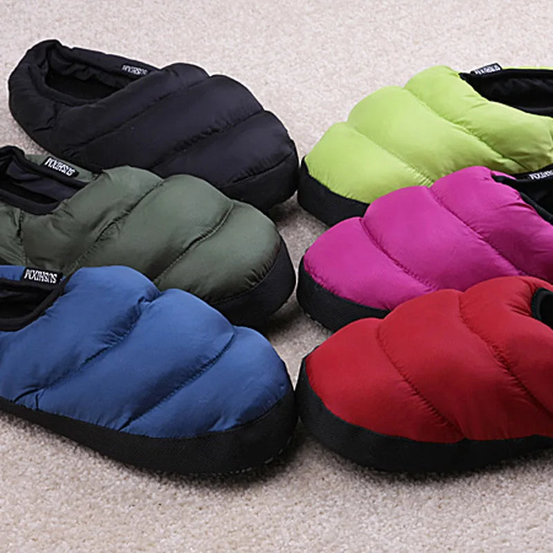 Couples Cotton Padded Slippers Warm Shoes for Men and Women Home Indoor Winter New AWM135 