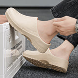 Waterproof Clog Slippers for Men and Women Couples Chef Shoes Comfortable Sandal Pet Workers Outdoor Fishing 
