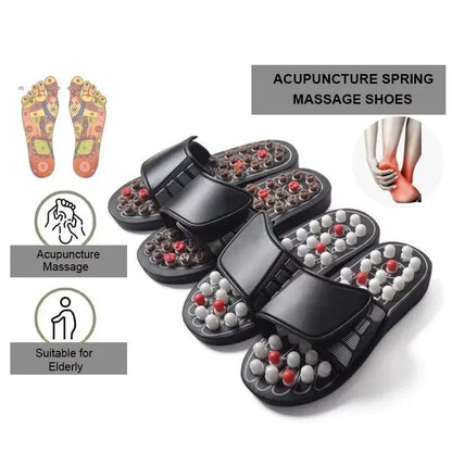 Chinelos de massagem unisex Acupoint, Terapia Massageador Sapatos para Pés, Home Flip Flop, Assistência médica, Sapatos médicos massageadores rotativas para os pés