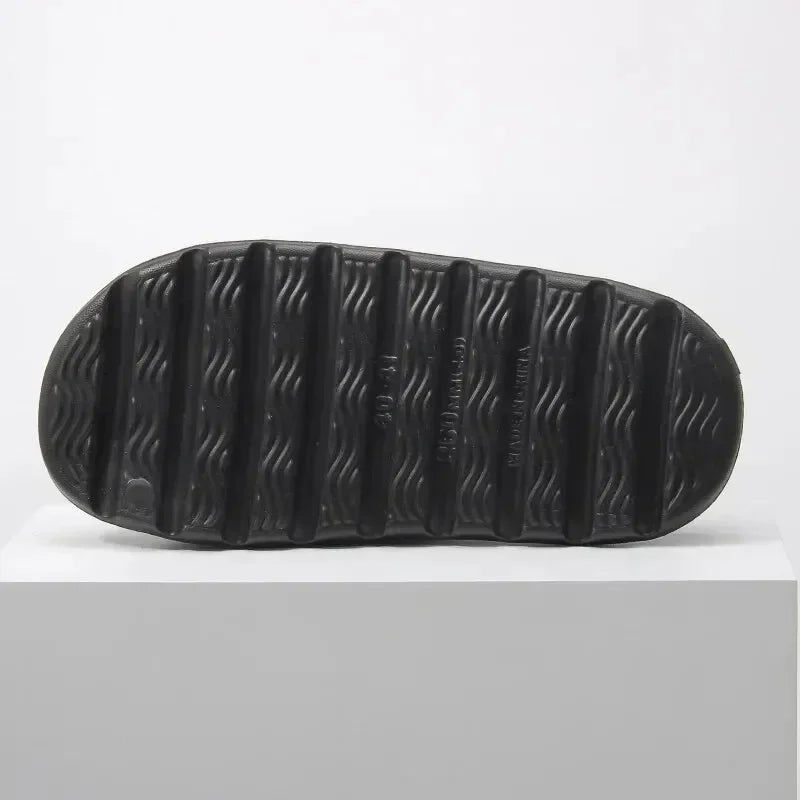 EVA Soft Bottom Indoor Slippers for Men and Women, Household Slides, Lightweight Beach Shoes, Men's Flip Flops, Large Size 47, Summer 