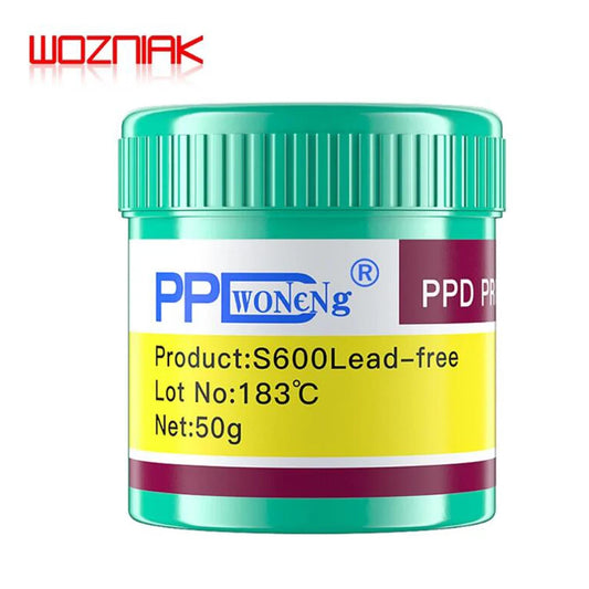 Lead-Free Low Temperature Solder Paste, Melting Point 138, 183 Degrees, Best, for iPhone A8, A9, A10, A11, CHIP, Special Tin Pulp 