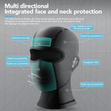 Cycling Ice Silk Full Face Mask, Motorcycle Head Cover, UV Protection Balaclava, Quick Dry Outdoor Face Mask, New, L 