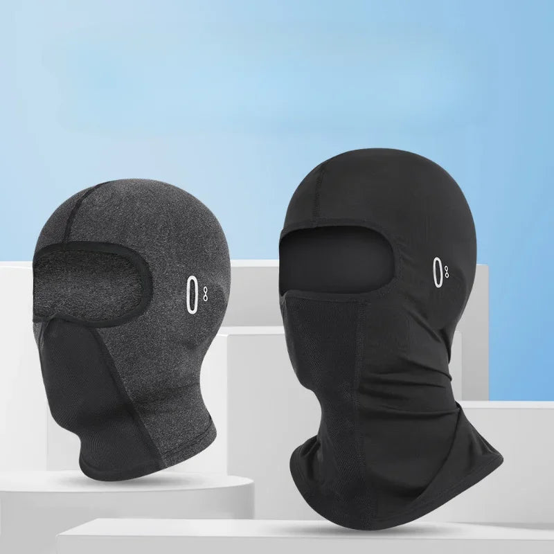 Ciclismo Respirável Unisex Balaclava, Seda De Gelo, Equitação De Motocicleta, Máscara Facial De Esportes, Proteção Do Pescoço, Verão Headwear Protetor Solar