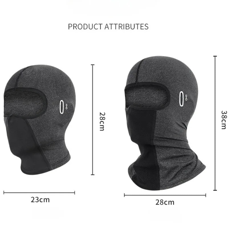 Ciclismo Respirável Unisex Balaclava, Seda De Gelo, Equitação De Motocicleta, Máscara Facial De Esportes, Proteção Do Pescoço, Verão Headwear Protetor Solar