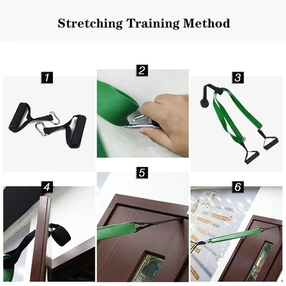 Sports Elastic Belt Hearing Aid Pull-up Auxiliary Men's and Women's Gym Pilates Exercise Equipment Rubber Fitness Resistance Belt 