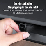 Clip de salida de aire para aromaterapia para Tesla All Model3/Y, adaptador de ambientador de plástico negro, accesorio decorativo para aromaterapia. 