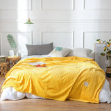 Cobertor de abraço padrão para sofás e sofás, cobertor macio, camisola H, cobertor para sofá