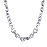 Colar de Aço Inoxidável para Homens e Mulheres, Cor Prata, O Shape Chain, New Fashion Jewelry, 1.6mm, 2.4mm, 3mm, 4mm, 5mm