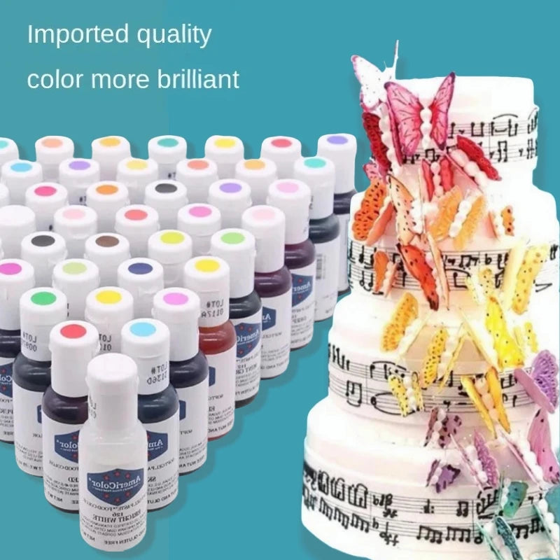 Coloração Natural De Alimentos, Cozimento De Óleo De Água, Bolo De Creme Fondant, Macaron DIY Kitchen Baking Supplies, Ferramentas De Decoração De Pastelaria