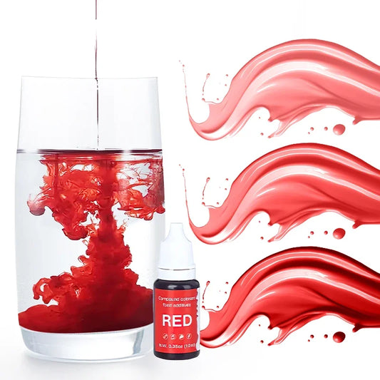 Coloração de Grau Alimentício para Cozimento, Decoração para Bolo Creme, Biscoitos Makaron DIY, Acessórios de Cozinha, 24 Cores, 10ml por Garrafa