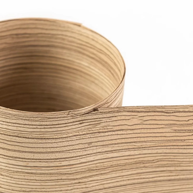 Largo: 1,9 metros Ancho: 150 mm Grosor: 0,5 mm Hojas de chapa de madera de cebra natural DIY Muebles Audio Guitarra Pared Puerta Decoración Material 